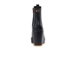 Coach Brady Leather Bootie Black 8.5 B (M)