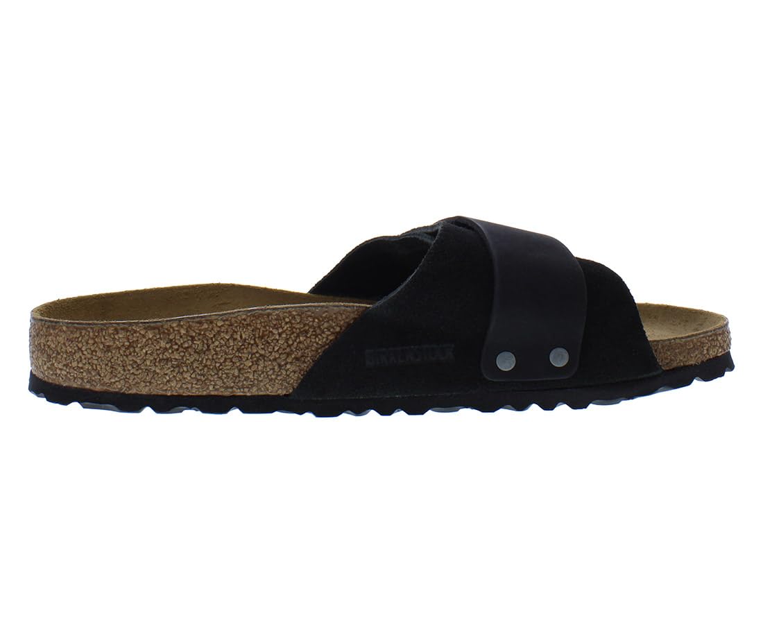 Birkenstock Women's Oita Slides, Black, 8-8.5 Narrow US