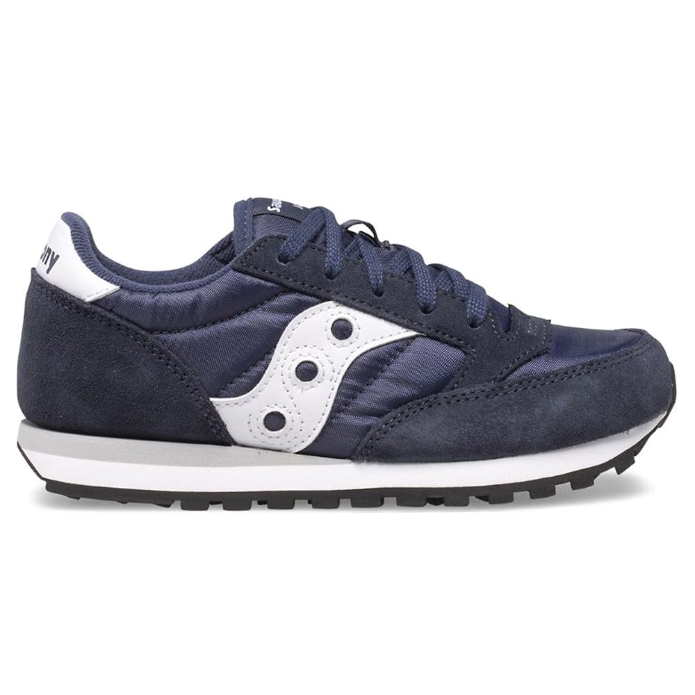 Saucony Jazz Original Sneaker, Navy/White, 12 US Unisex Big Kid