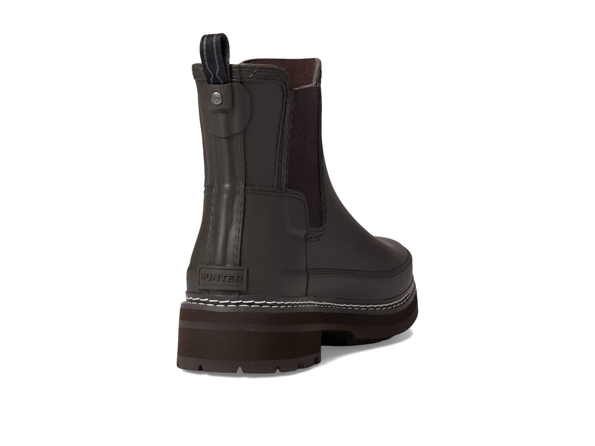 Hunter Refined Stitch Detail Chelsea Bitter Chocolate 11 M