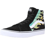 Vans Men's Modern, Glow Flame Black White, 10