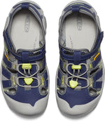 KEEN Knotch Creek Casual Comfortable Sandals, Steel Grey/Blue Depths, 13 US Unisex Little Kid