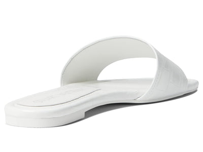 Stuart Weitzman Summer Slide Sandal White 6.5 B
