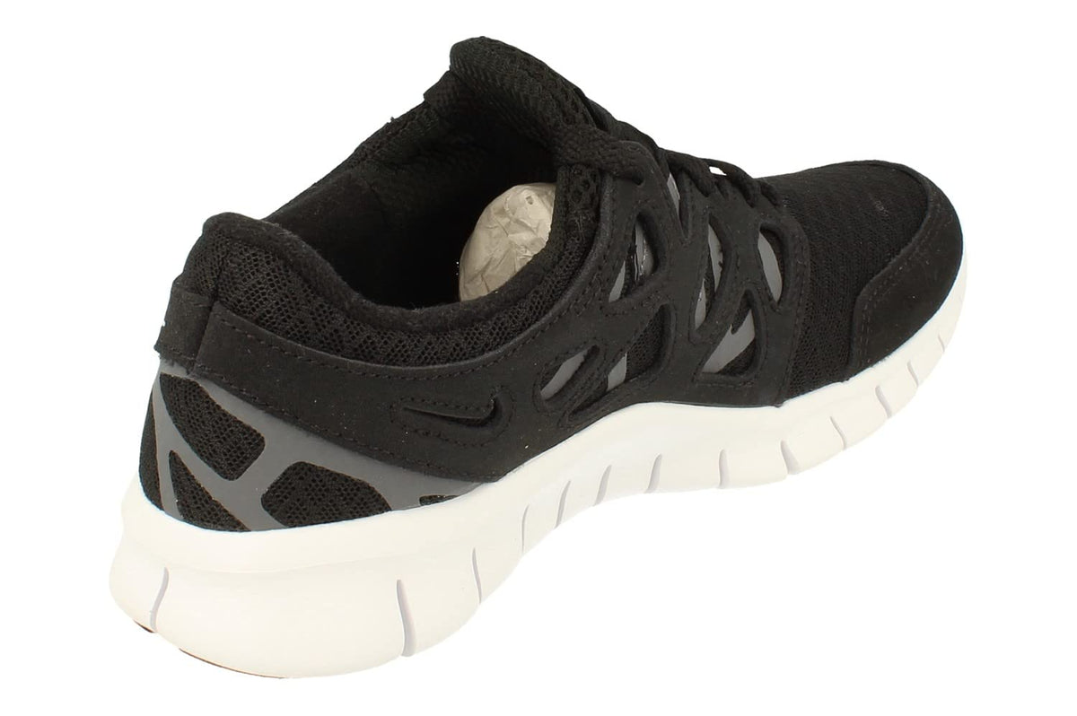 Nike Women's Free Run 2 shoe, Black/White/Dark Grey, 7.5