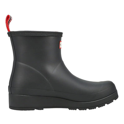 Hunter Boot Women's Original Insulated Play Short Rain Boot Black 9 Medium US