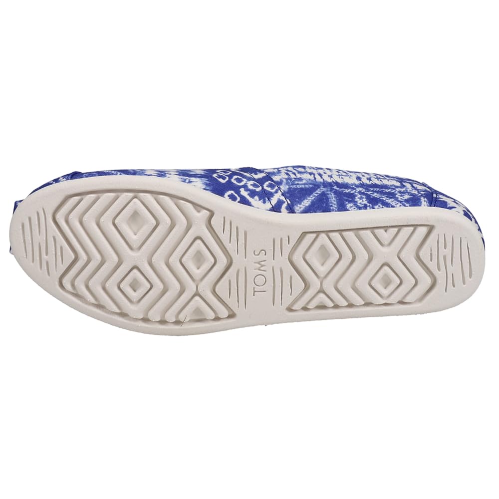 TOMS Womens Alpargata Slip On Flats Casual - Blue - Size 6.5 B