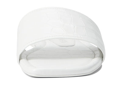 Stuart Weitzman Summer Slide Sandal White 6.5 B