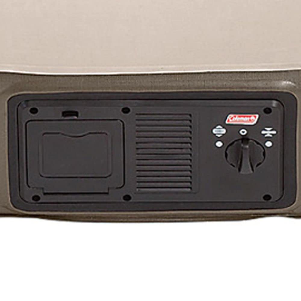 Coleman QuickBed Elite Extra-High Airbed with Built-In Pump, Leak-Free Airbed with Soft Plush Top and Carry Bag, Queen and Twin Options Available