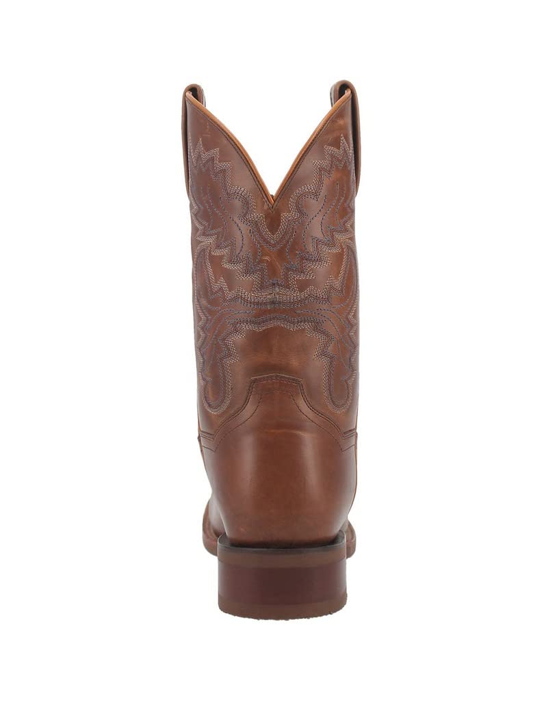 Dan Post Men's Cogburn Performance Leather Western Boot Broad Square Toe Tan 12 EE