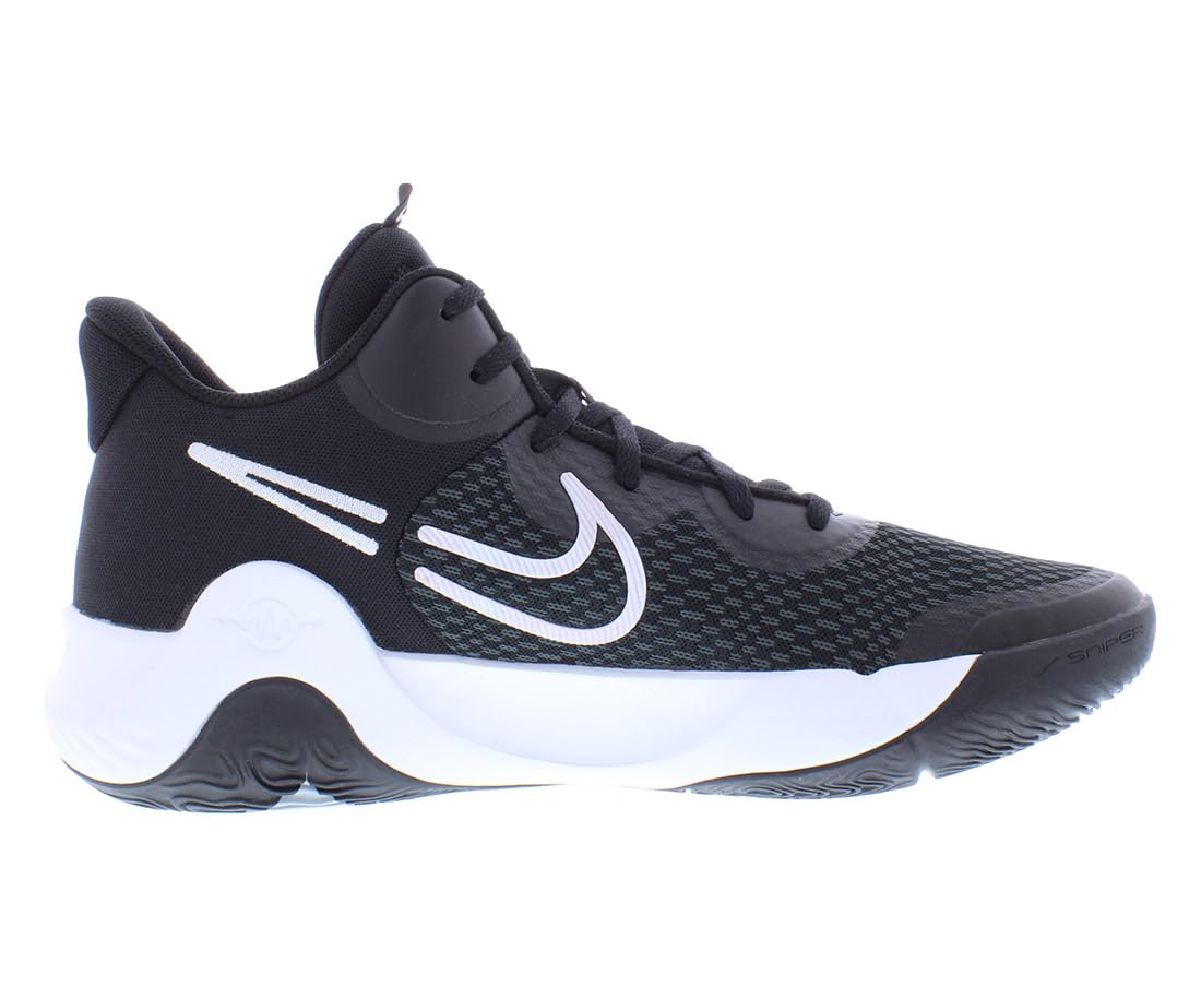 Nike Men's KD Trey 5 IX Basketball CW3400-002 Sneakers, Black/Anthracite/Wolf Grey/White, 10
