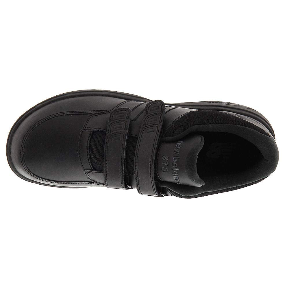 New Balance Men's 813 V1 Hook and Loop Walking Shoe, Black, 7