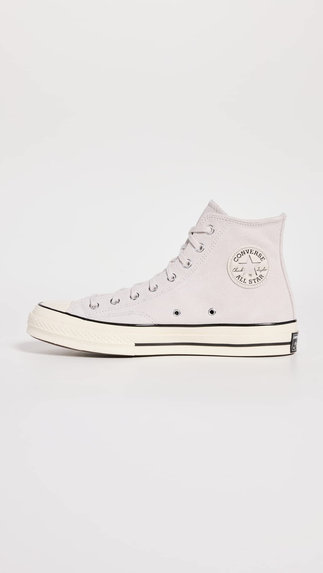 Converse Men's Chuck 70 Suede Sneakers, Pale Putty/Egret/Black, 9 Medium US