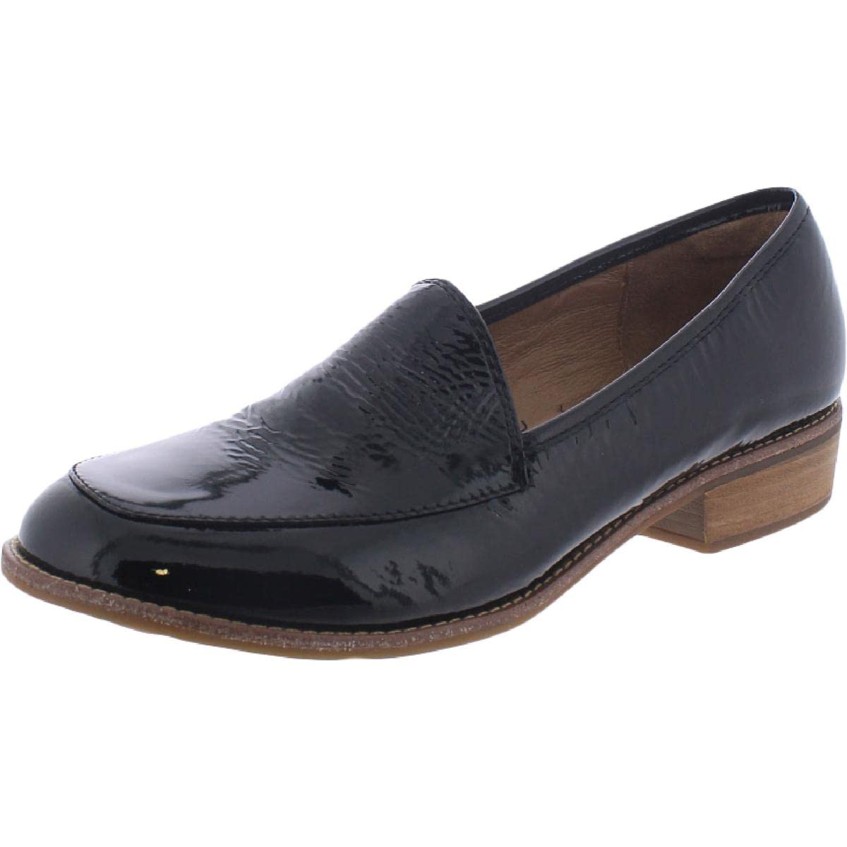 Sofft Napoli 8 Black Crinkle Patent