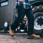 Kodiak Men's McKinney Composite Toe Water-Resistant Chelsea Industrial Boot, Black, 7.5 Wide