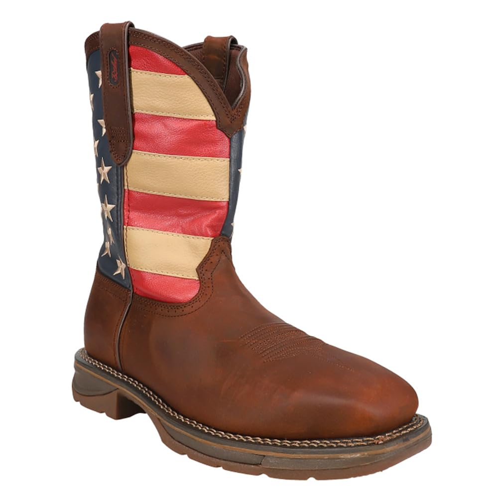 Durango Men's DB020 Western Boot, Dark Brown and Union Flag, 11.5 W US