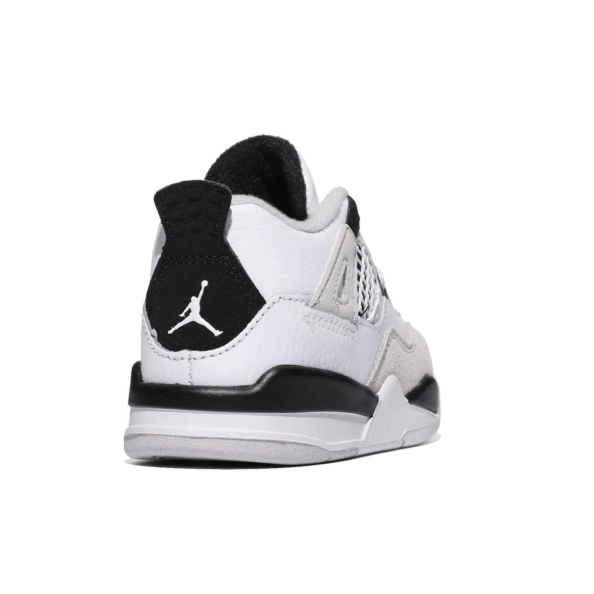 Jordan Baby Boy's Air 4 Retro (Infant/Toddler) White/Black/Neutral Grey 6 Toddler M