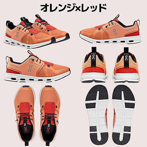 On Kids Cloud Sky (Big Sneaker, Rose/Red, 6 US Unisex