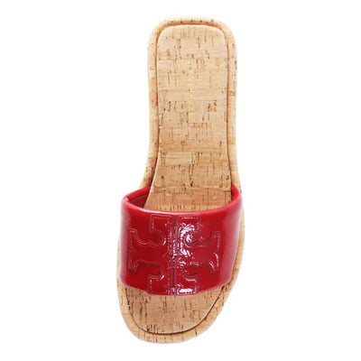Tory Burch Double T Sport Slide Tory Red/Dorf Red/Tory Red 8 M