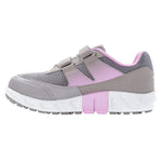 Propet Women's Matilda Strap Sneaker, Grey/Pink, 06 B US