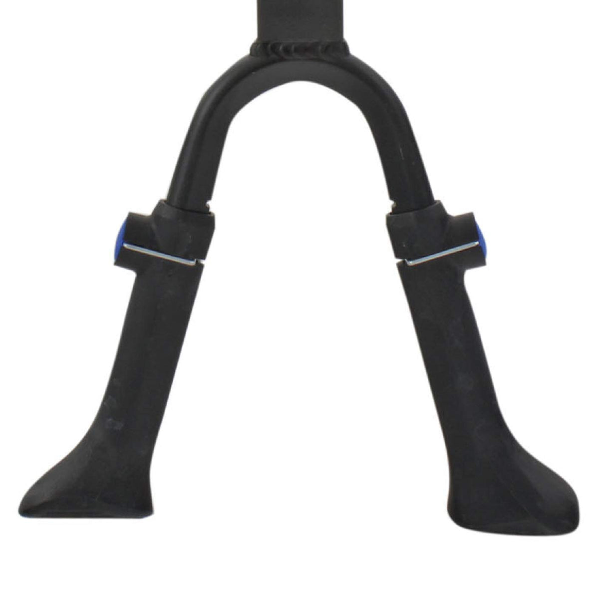 Ventura Double Leg Kickstand, Center-Mounted, Aluminum, Adjustable Without Tools for 24"-28" Bicycle, Black