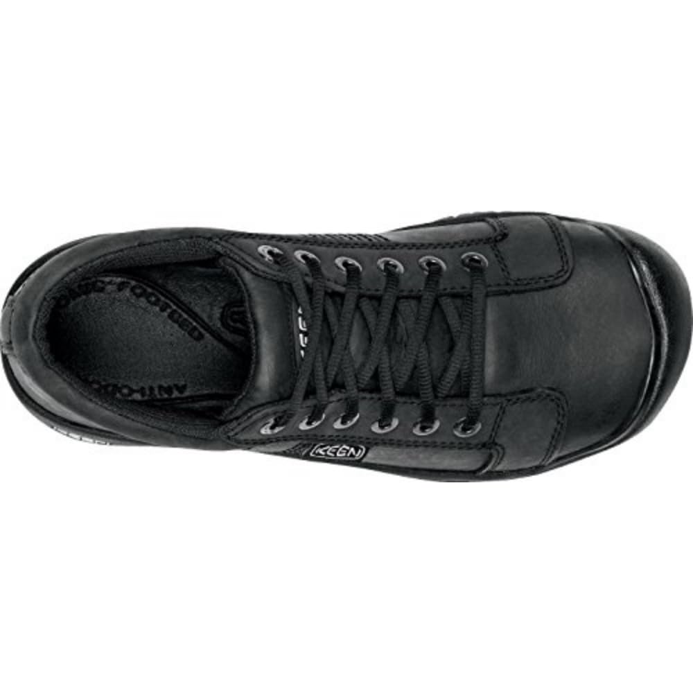 KEEN Men's Austin Low Height Leather Oxfords, Black, 9 US