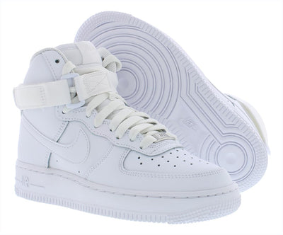 Nike Youth Air Force 1 High Le DH2943 111 Triple White - Size 3.5Y