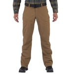 5.11 Tactical Men's Apex Cargo Work Pants, Flex-Tac Stretch Fabric, Gusseted, Water Resistant Finish, TDU Green, Men's Size 34W x 34L