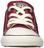 Converse Baby-Girl's Chuck Taylor All Star 2018 Seasonal Low Top Sneaker, Maroon, 2 M US Infant