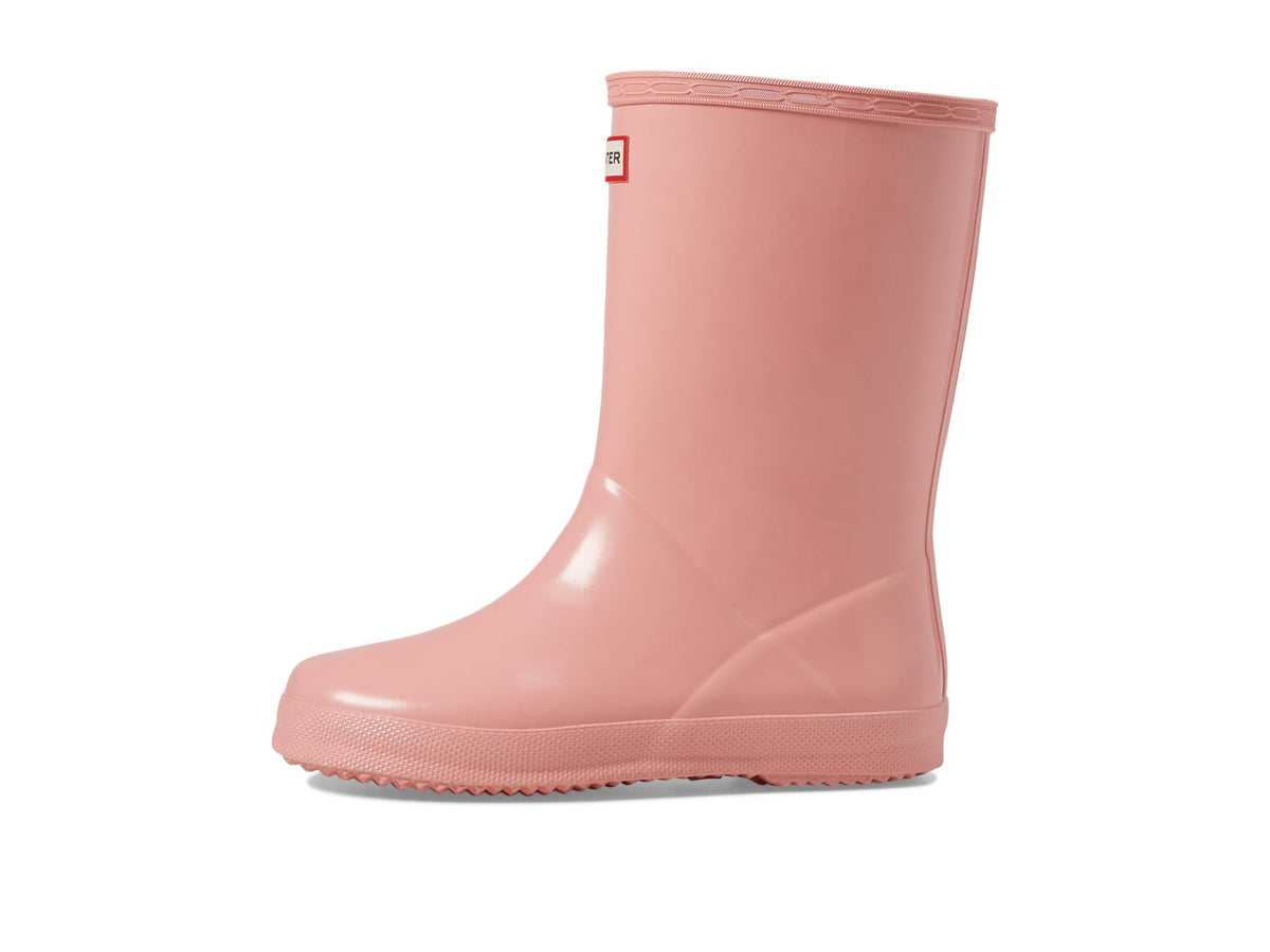 Hunter Little Kids Original First Classic Gloss Rain Boot, Humming Pink, 12