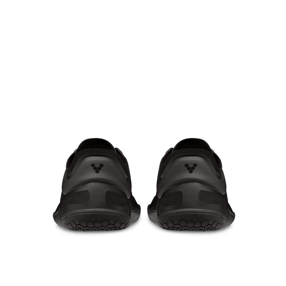 Vivobarefoot Primus Lite III, Mens Vegan Light Breathable Shoe with Barefoot Sole Obsidian