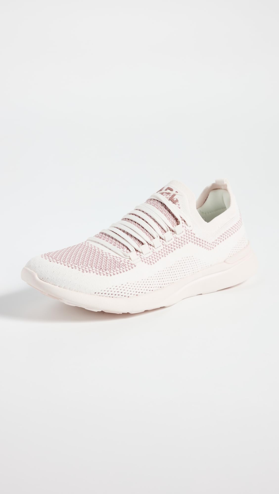 APL Women's Techloom Breeze Sneakers, Ivory/Almond, Pink, White, 9 Medium US