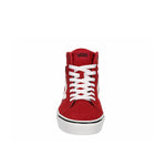 Vans Unisex Filmore Hightop Platform Sneaker - Tonal Checkerboard Red/White 9.5