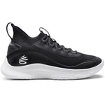 Under Armour Kids Curry 8 (GS) Basketball Shoe, Black, 4.5 Big Kid