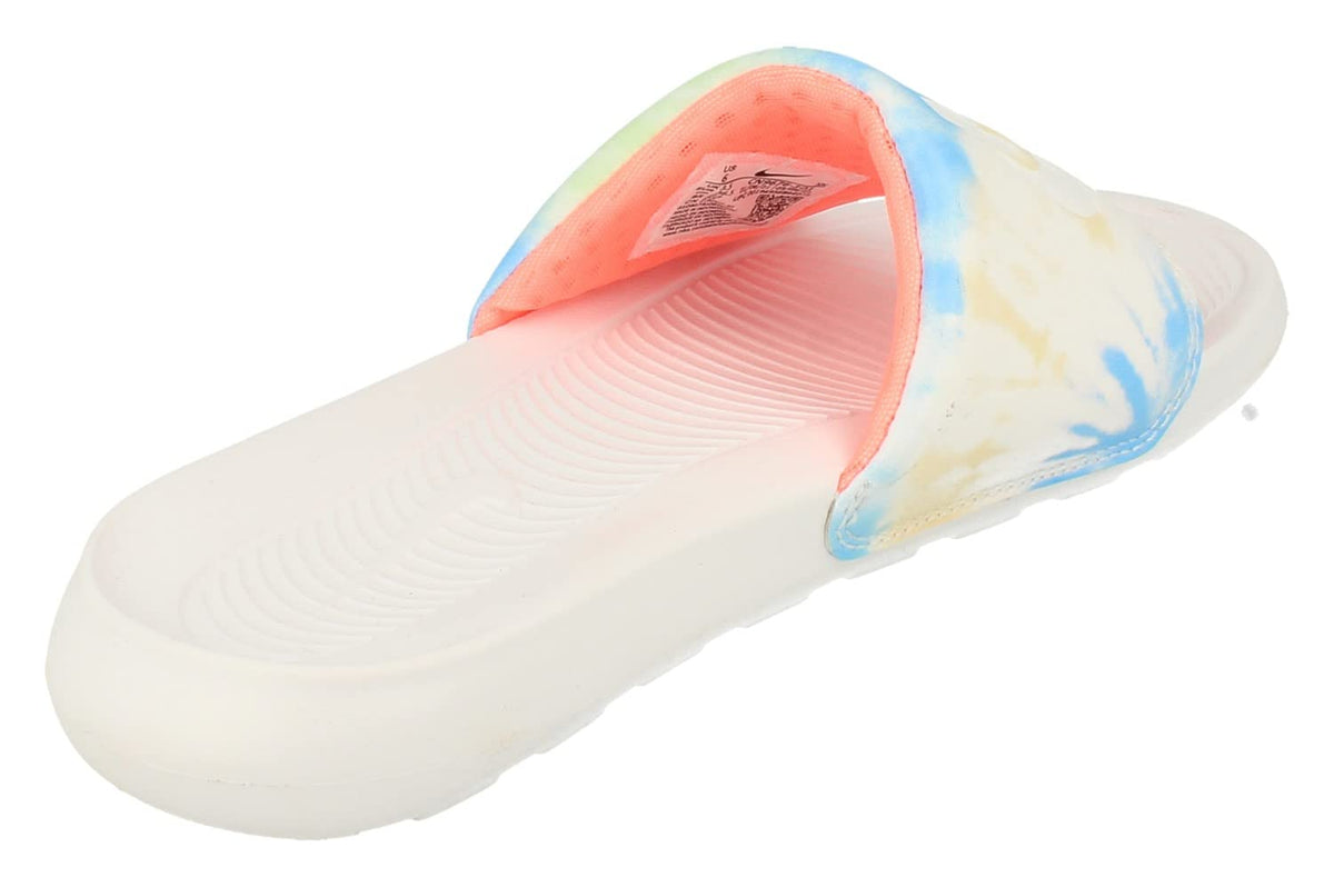 Nike Womens Victori One Slide Print CN9676 Slides (UK 5.5 US 8 EU 39, White Bright Mango 101)