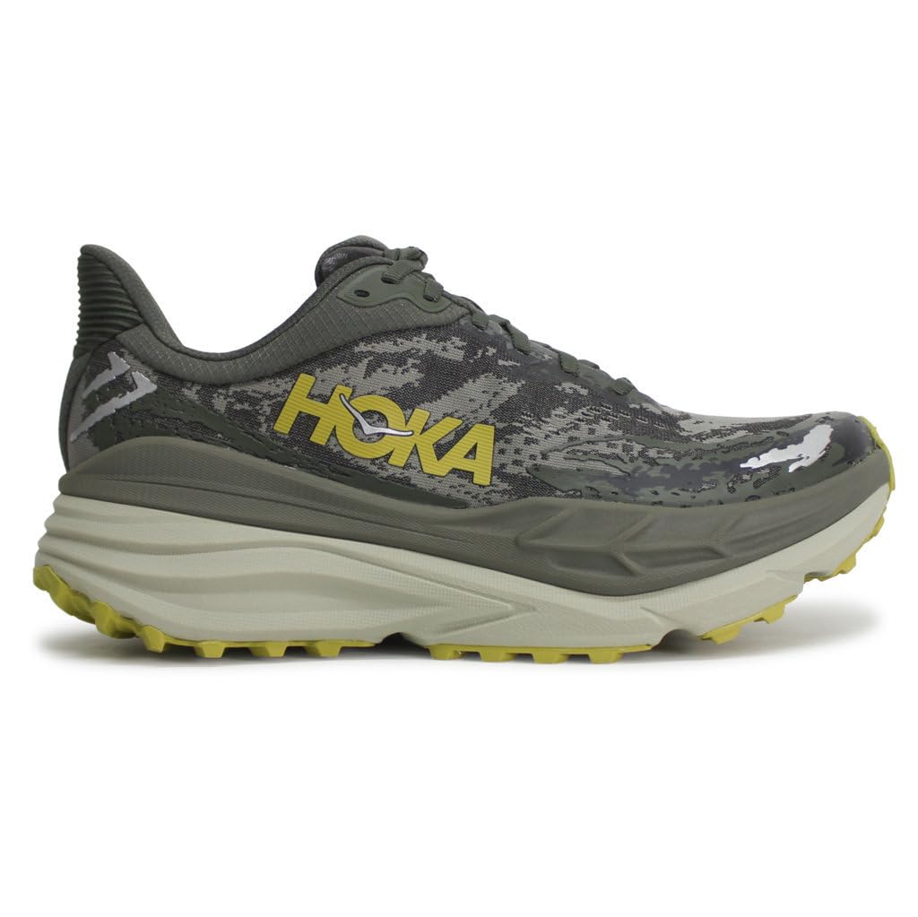 Hoka Men's Stinson 7 Sneaker, Olive Haze/Forest Cover, 8