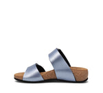 Taos Women's My Dear Sandal 6-6.5 Blue Metallic Taostech