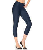 Spanx Look-at-Me Cotton Capri Legging Royal Navy MD One Size