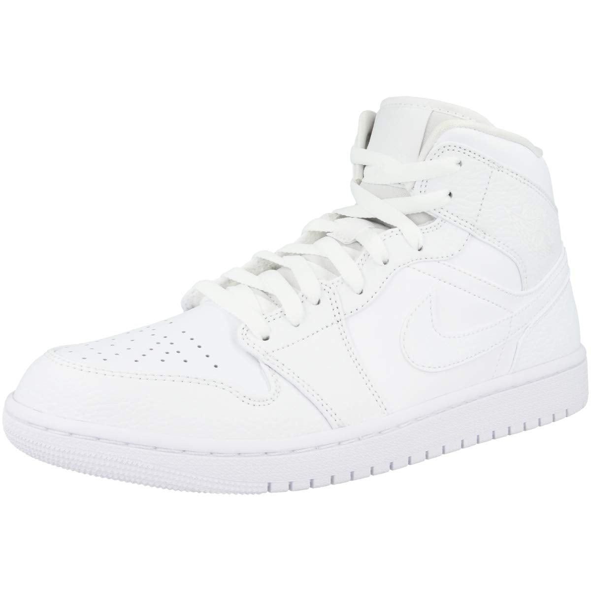 Nike Men's High-Top Sneakers Basketball Shoe, White White White, 7.5