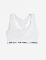 Calvin Klein Modern Cotton Unlined Wireless Bralette, White, Large