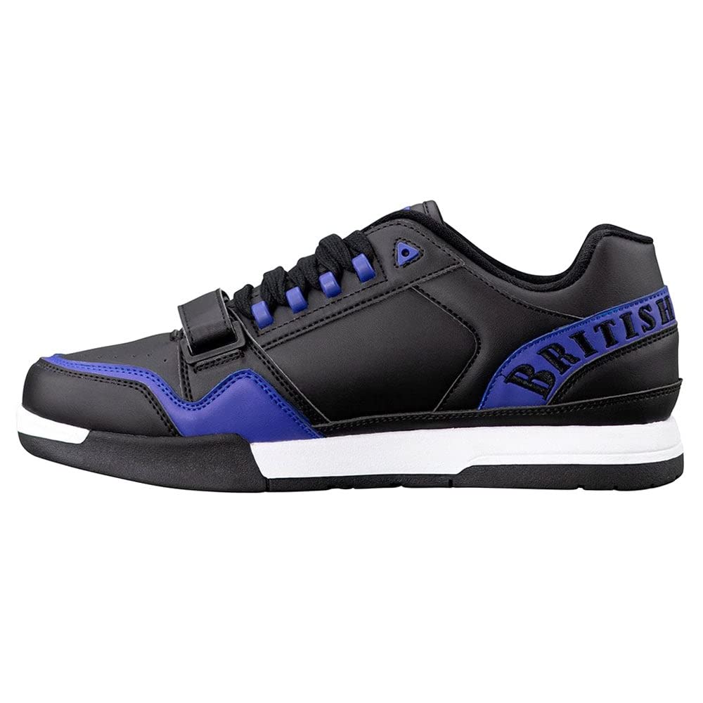 British Knights Men's Ultra Sneaker, Black/Royal Blue/White, 10