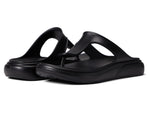 Stuart Weitzman Stuflex T-Strap Slide Black 10 B