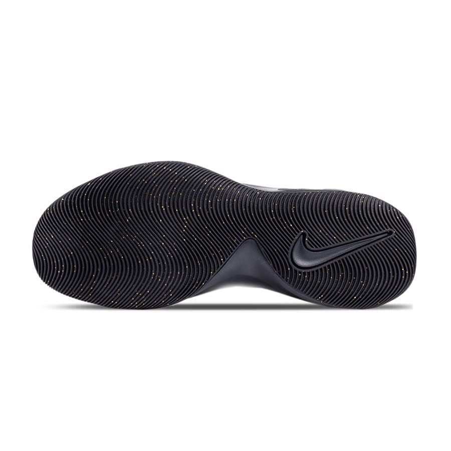 Nike Big Kid's and Men's Fly by Mid Black/Gold/Grey (CD0189 004) - 9