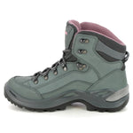 Lowa Womens Renegade GTX Mid Ws Nubuck Graphite Rose Boots 8 US
