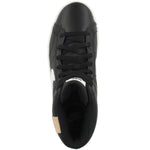 NIKE Women's Sneaker, Black White, 6