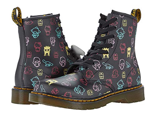 Dr. Martens 1460 Hello Kitty & Friends Boot (Big Kid) Black 4 UK (US 5 Big Kid) M