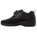 Propét Women's Opal Monk-Strap Loafer, Black, 8 Medium US