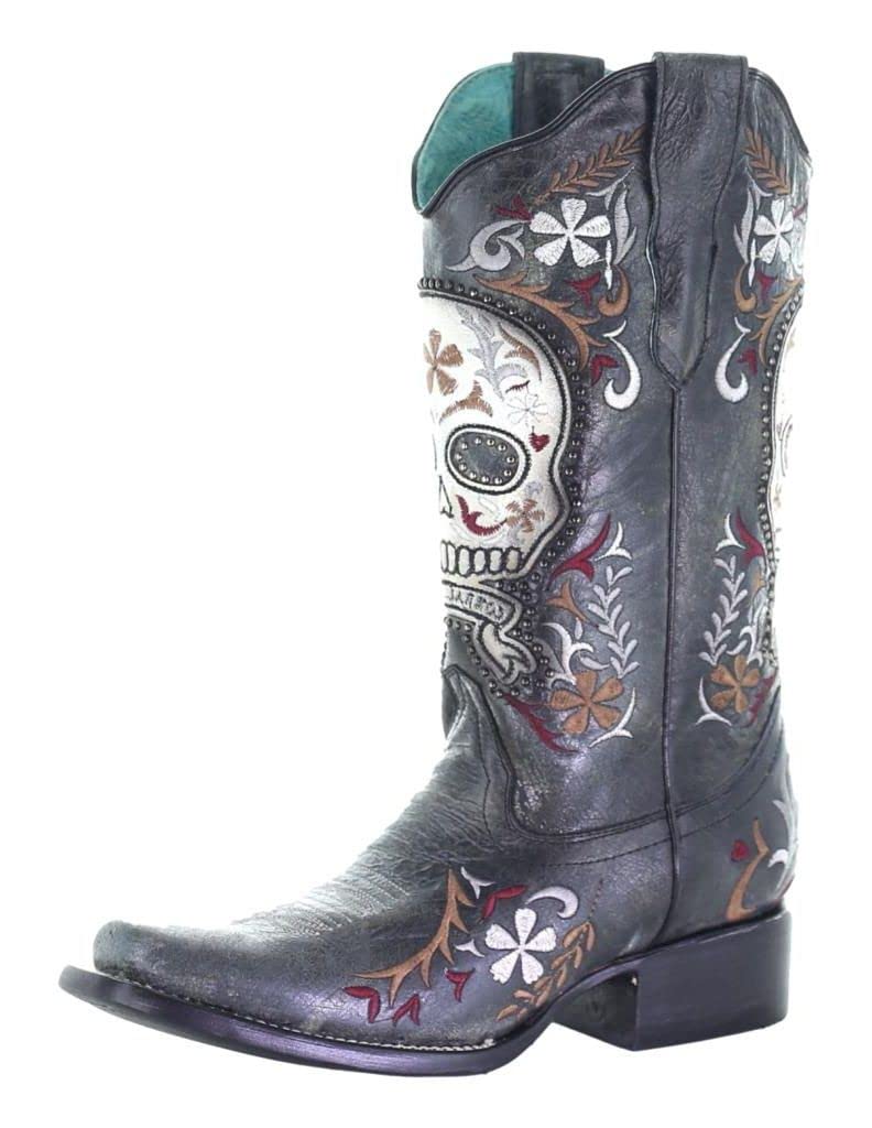 Corral Boots E1653 8.5 Black