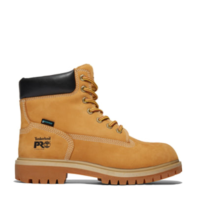 Timberland PRO Women's Direct Attach 6 Inch Steel Safety Toe Insulated Waterproof Industrial Work Boot, Wheat, 8.5 Wide