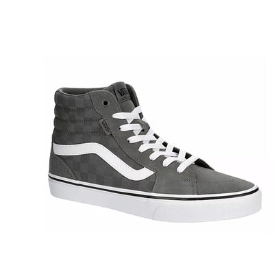 Vans Unisex Filmore Hightop Platform Sneaker - Tonal Checkerboard Grey/White 13