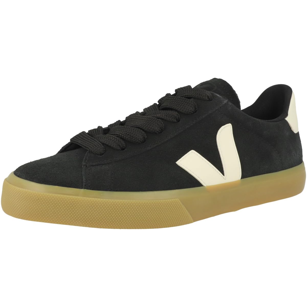 VEJA Men's Campo Bold Sneaker, Black/Pierre, 6